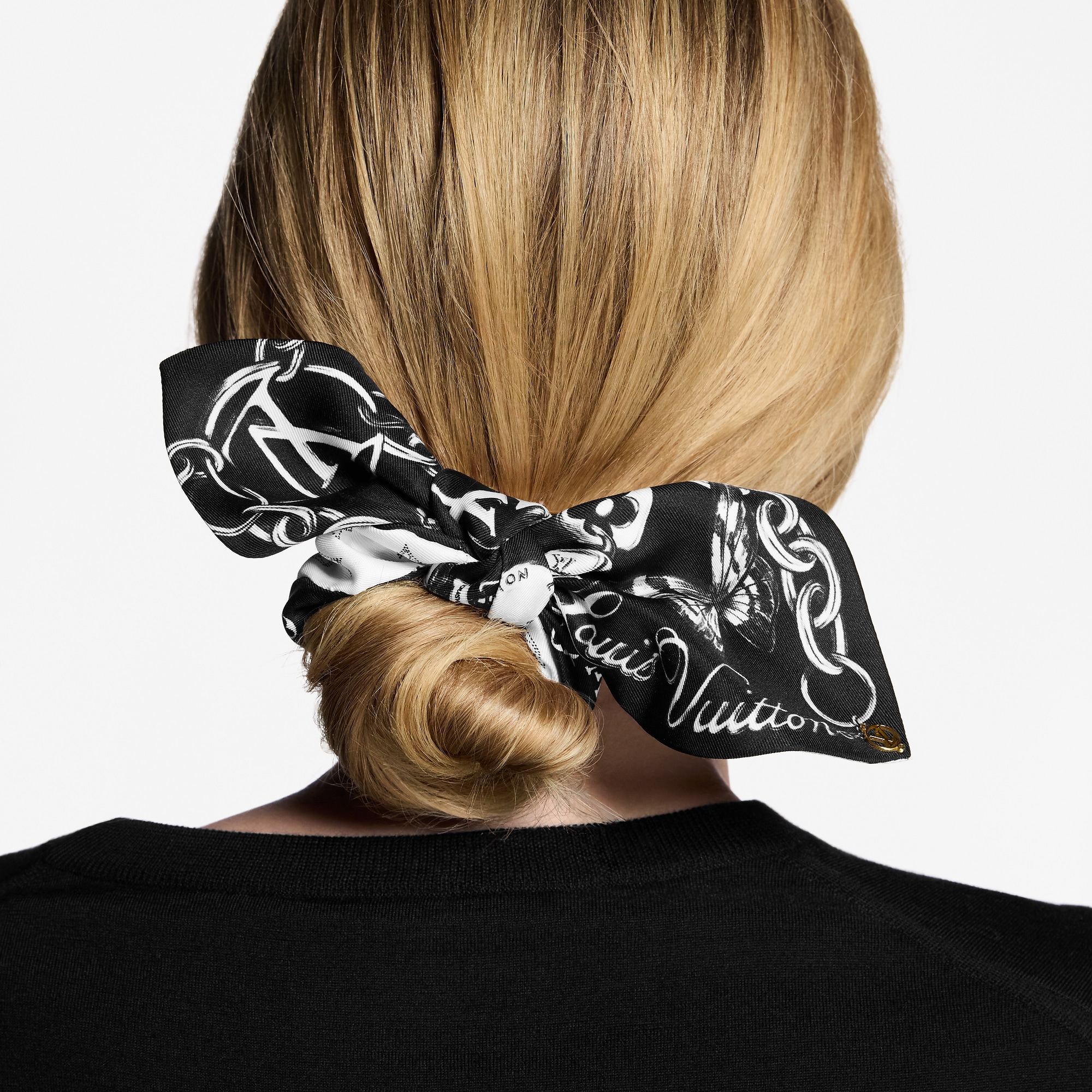 Blooming Monogram Scrunchy