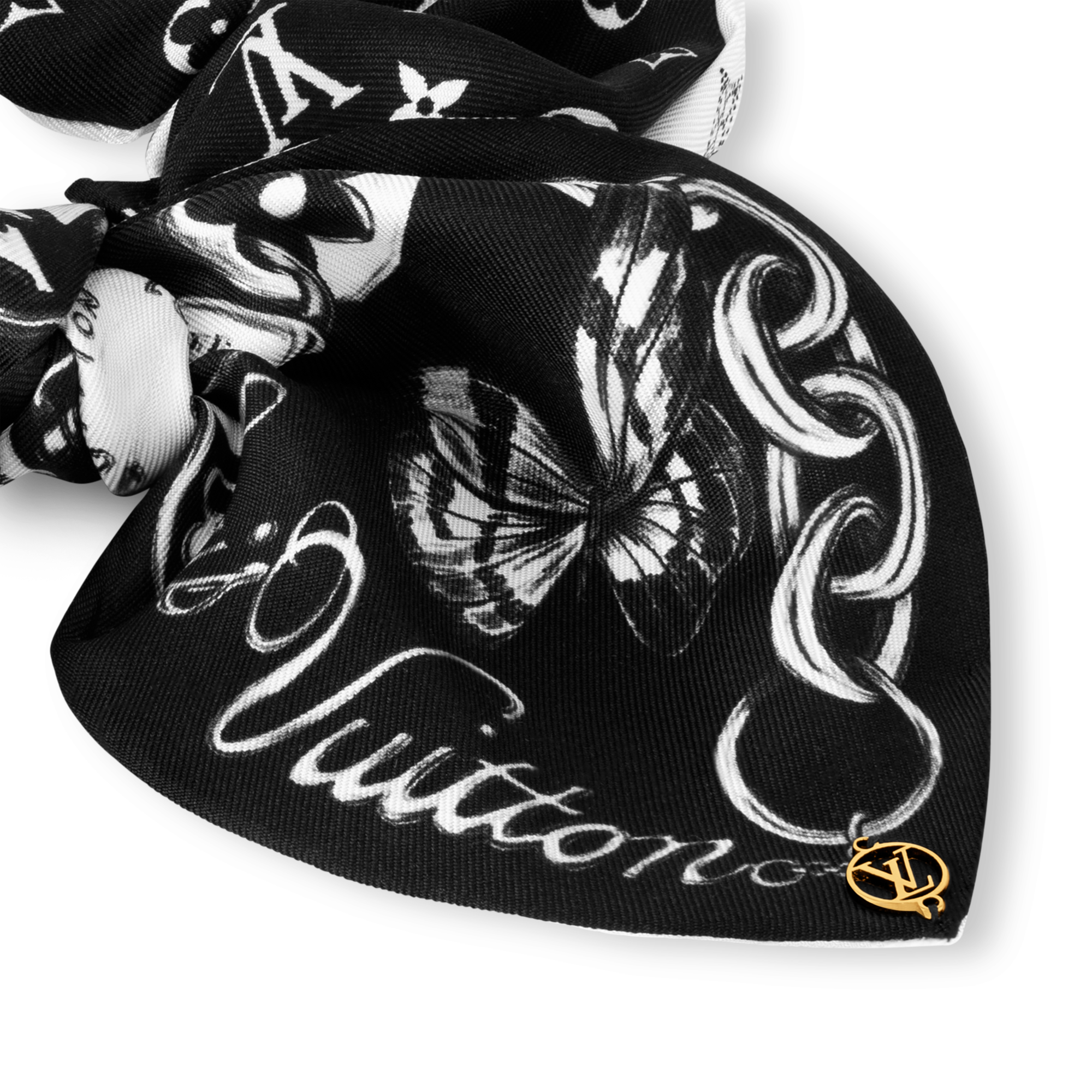 S00 Accessories Hair Accessories Blooming Monogram Scrunchy | Louis Vuitton ® (Product zoom)