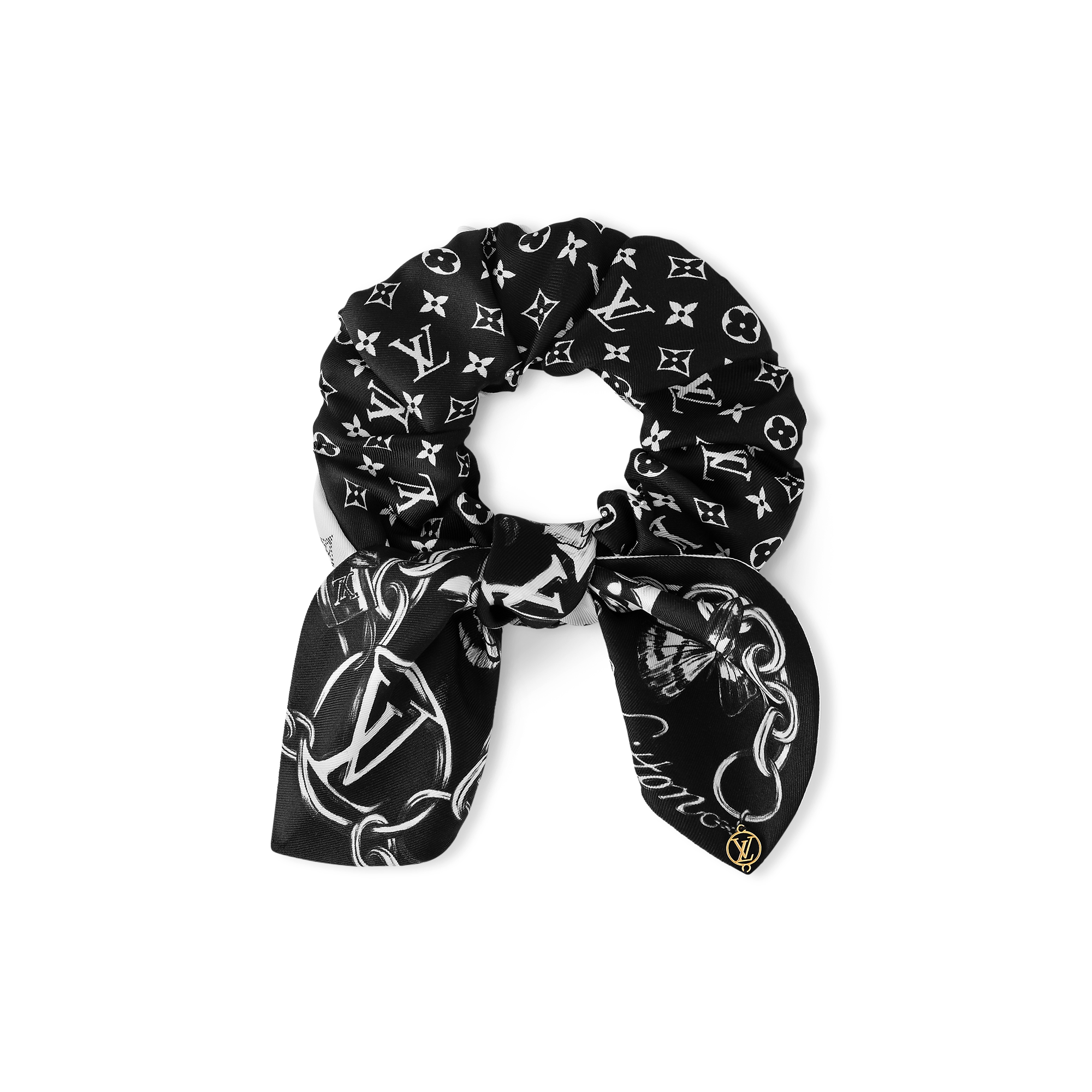 Blooming Monogram Scrunchy