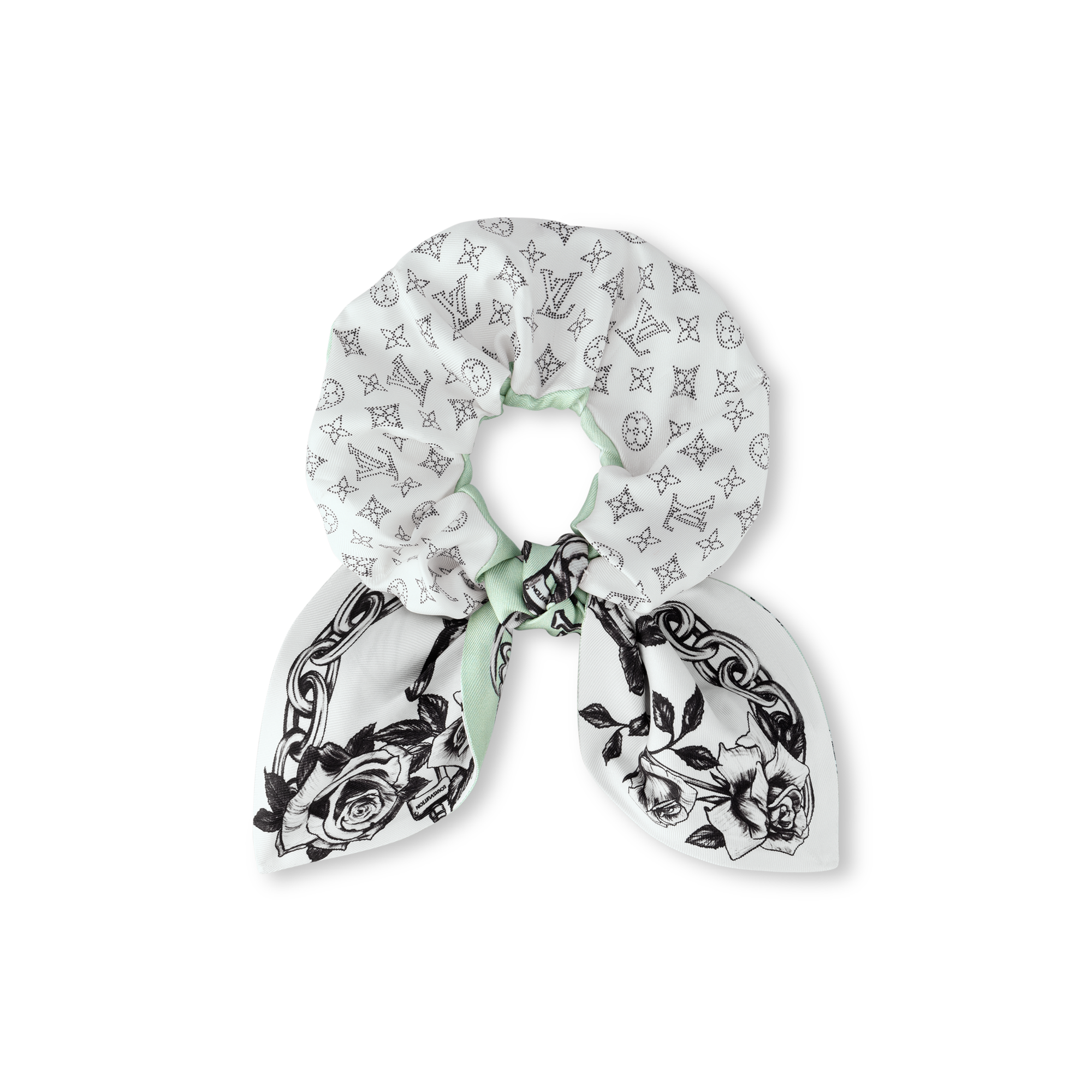 S00 Accessories Hair Accessories Blooming Monogram Scrunchy | Louis Vuitton ® (Product zoom)