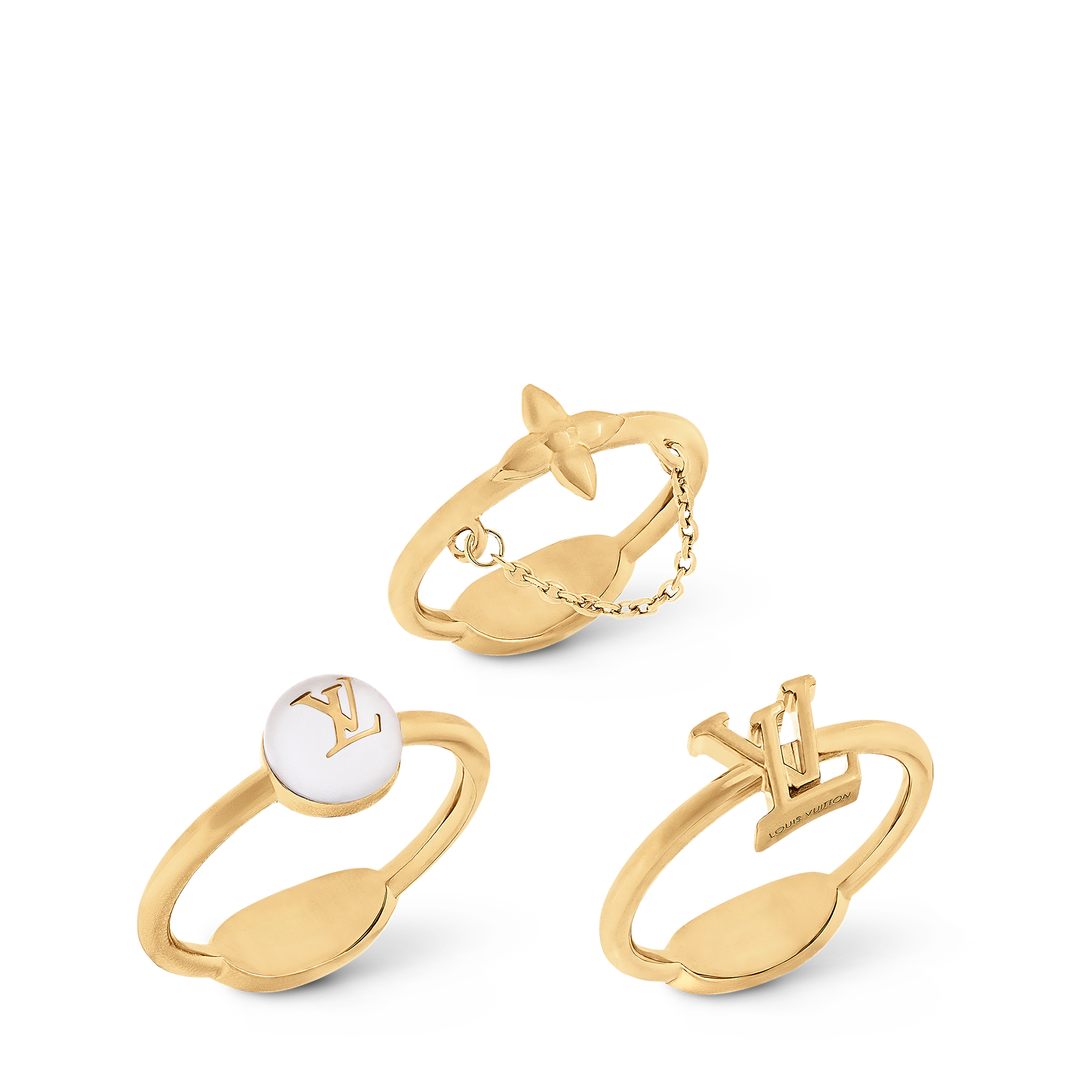 S00 Fashion Jewelry Rings Blooming Pearls Ring Set | Louis Vuitton ® (Product zoom)