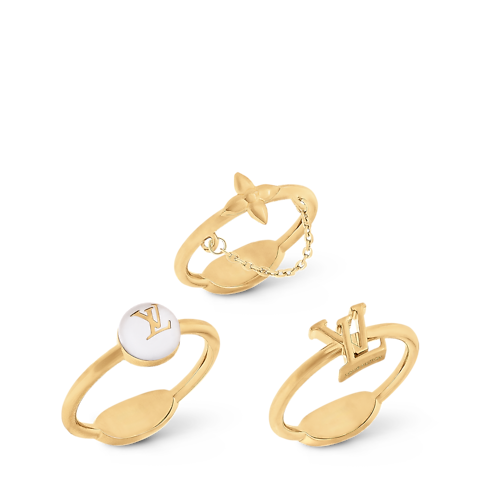 S00 Fashion Jewelry Rings Blooming Pearls Ring Set | Louis Vuitton ® (Product zoom)
