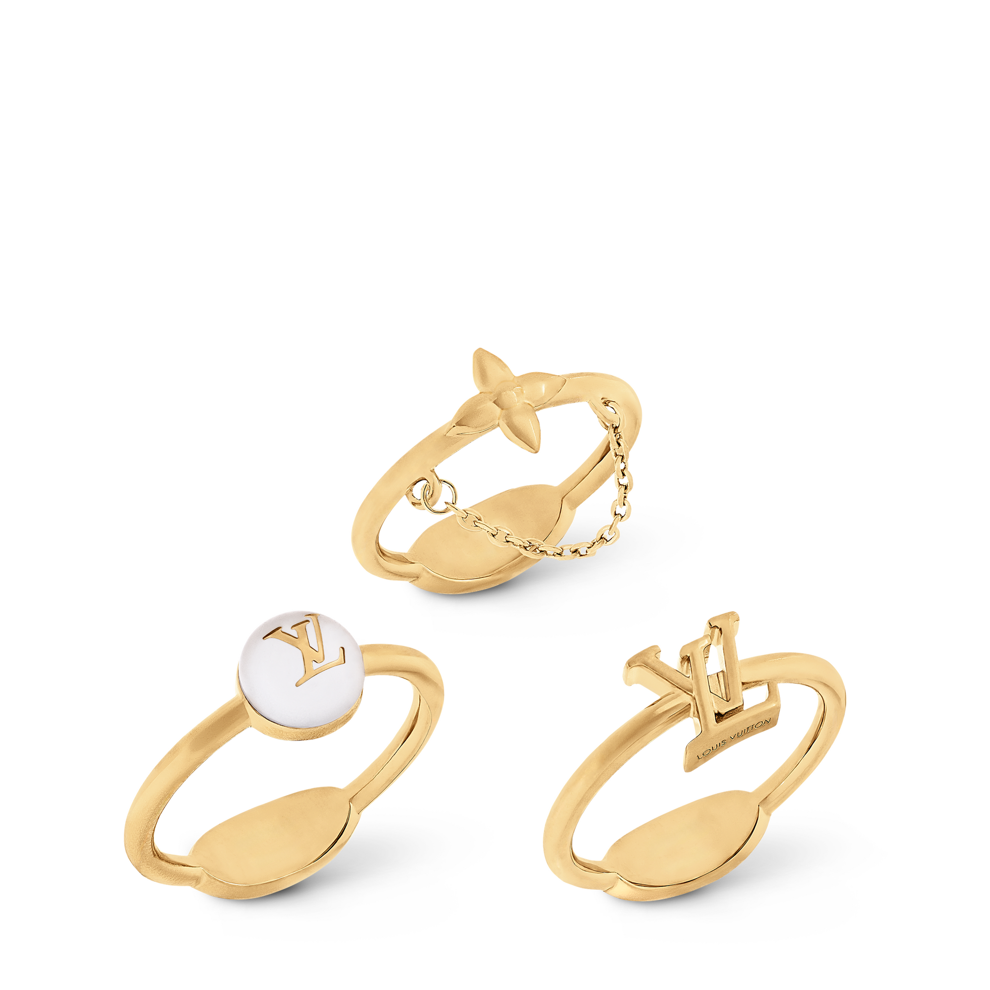 S00 Fashion Jewelry Rings Blooming Pearls Ring Set | Louis Vuitton ® (Product zoom)