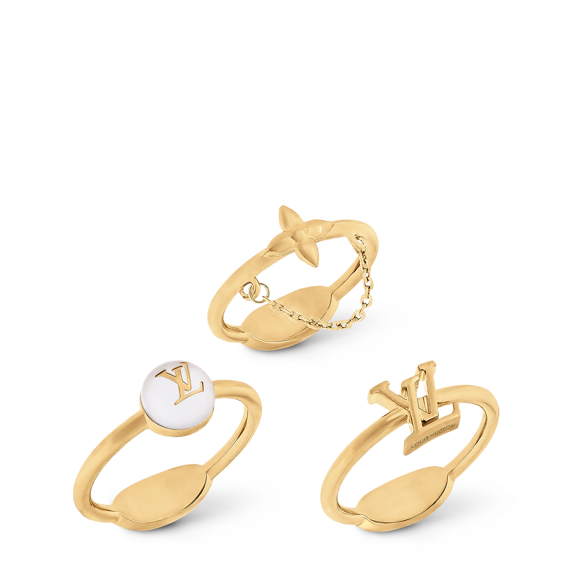 Blooming Pearls Ring Set