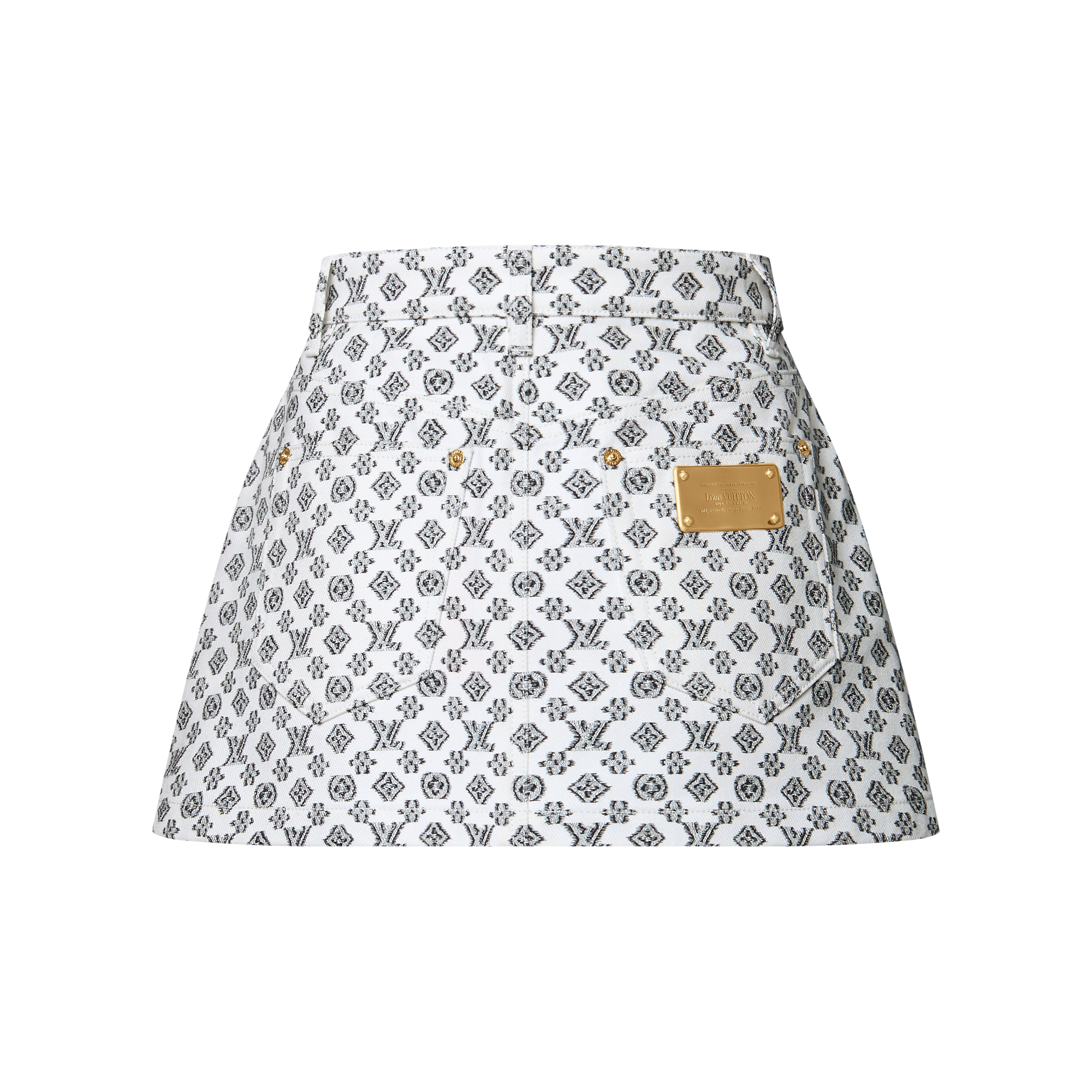 Blurry Monogram Mini Skirt