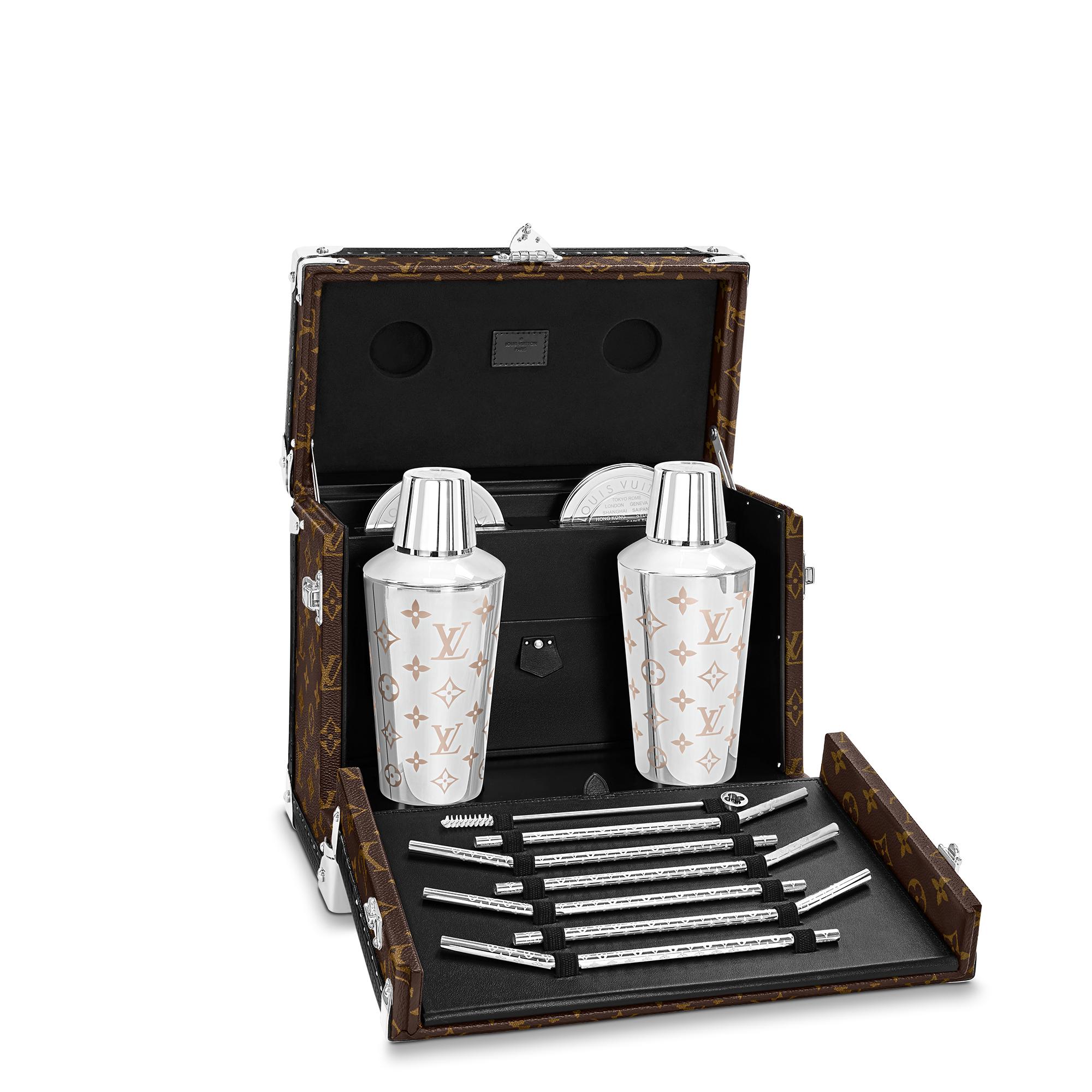 Monogram Macassar Canvas Hardsided Boxes Boîte Cocktail | Louis Vuitton ® (Product zoom)