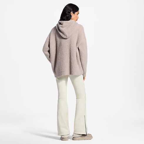 Ready-to-Wear Tops and Shirts Bouclé Cashmere Hoodie | Louis Vuitton ® (Product zoom)