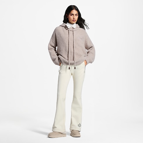 Ready-to-Wear Tops and Shirts Bouclé Cashmere Hoodie | Louis Vuitton ® (Product zoom)