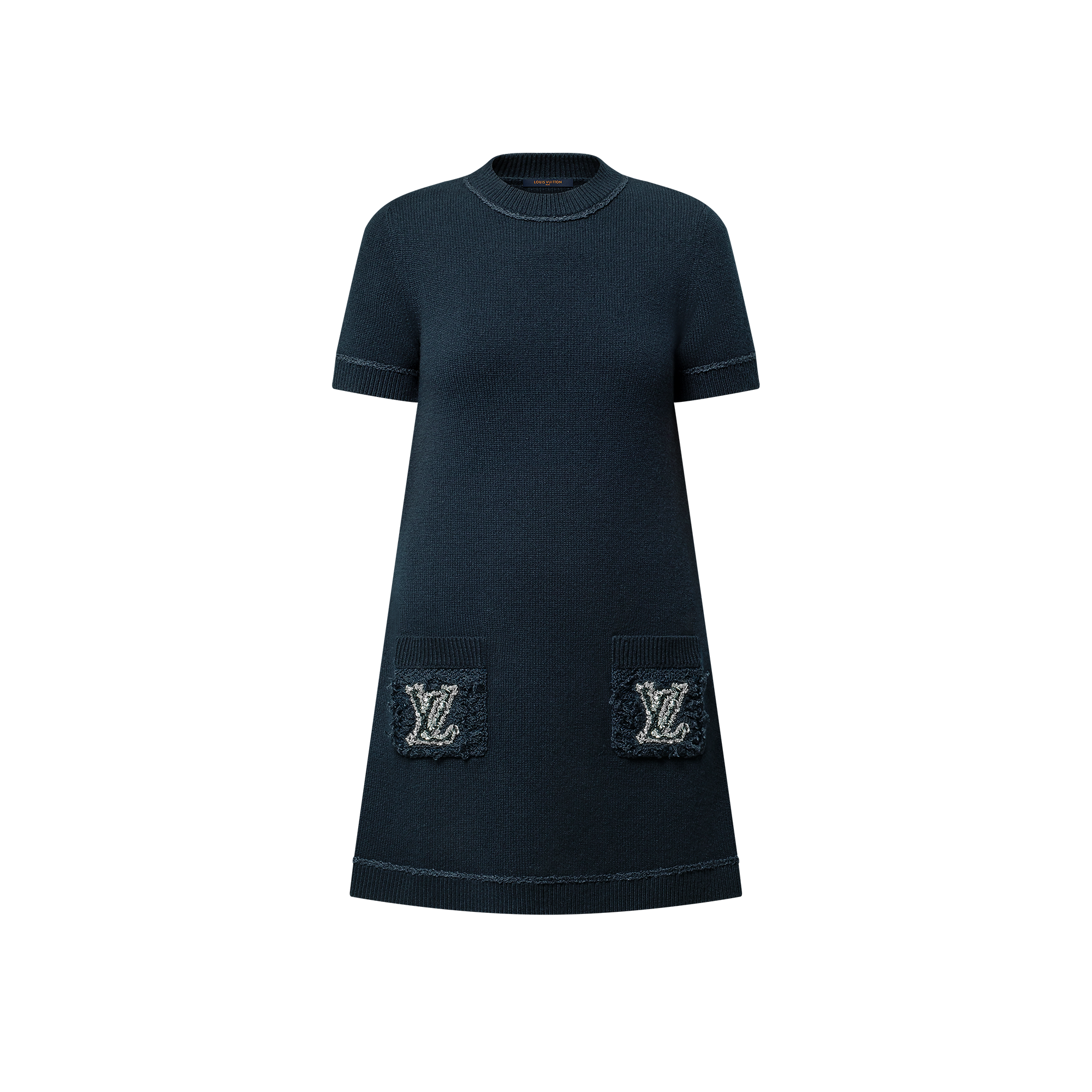 Bouclé Pocket Knit Dress
