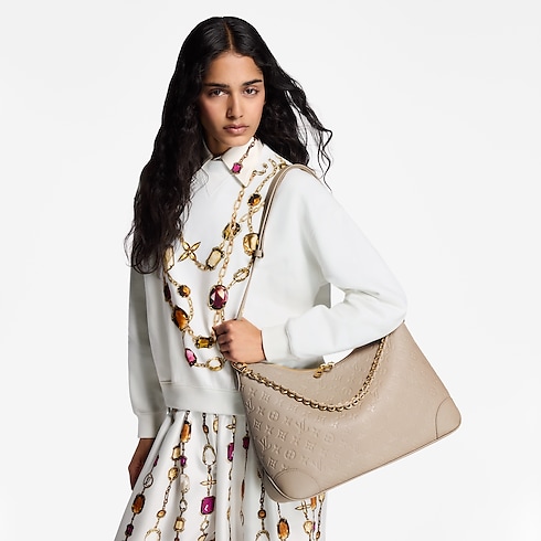 Monogram Empreinte Leather Handbags All Handbags Boulogne GM | Louis Vuitton ® (Product zoom)