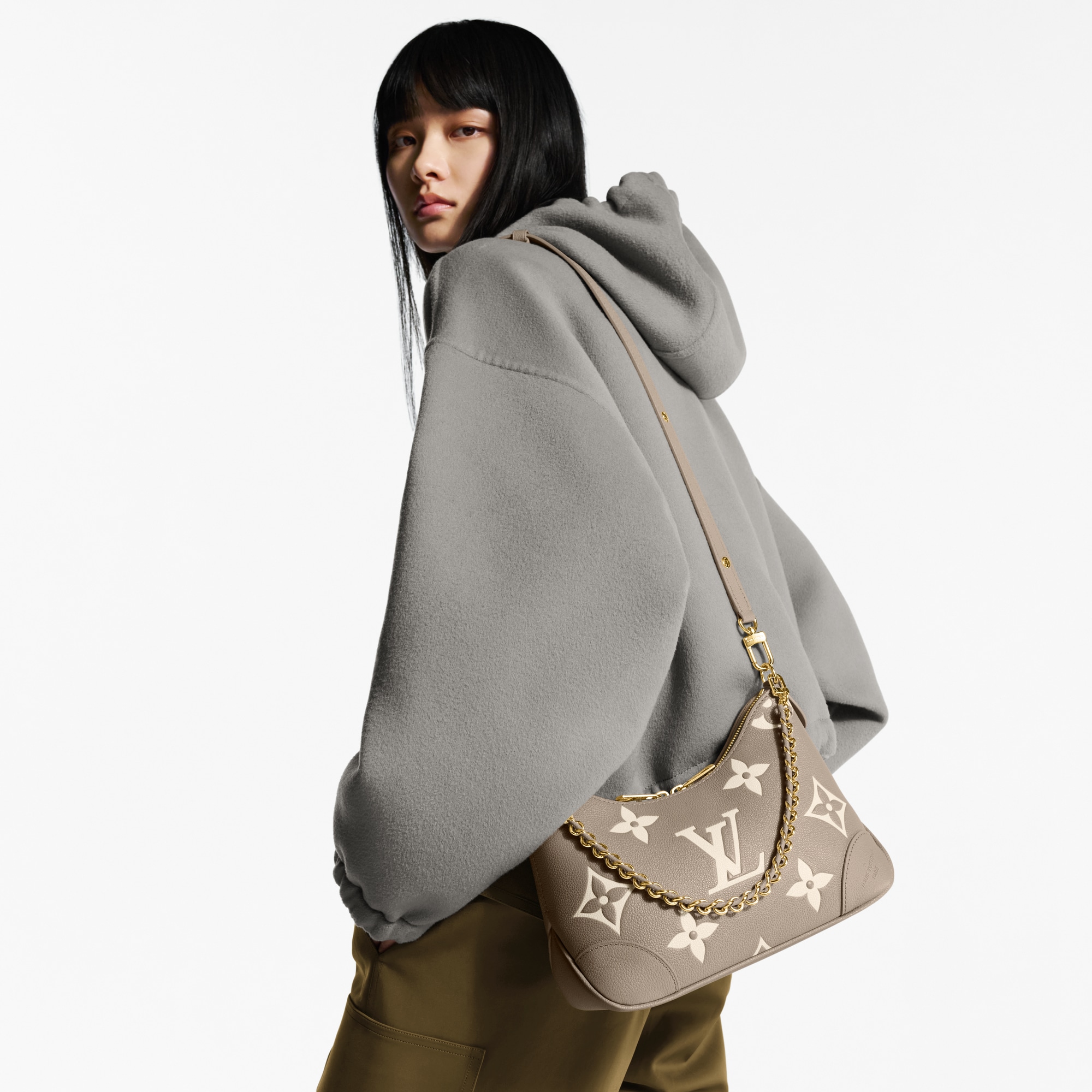 Bicolor Monogram Empreinte Leather Handbags All Handbags Boulogne PM | Louis Vuitton ® (Product zoom)