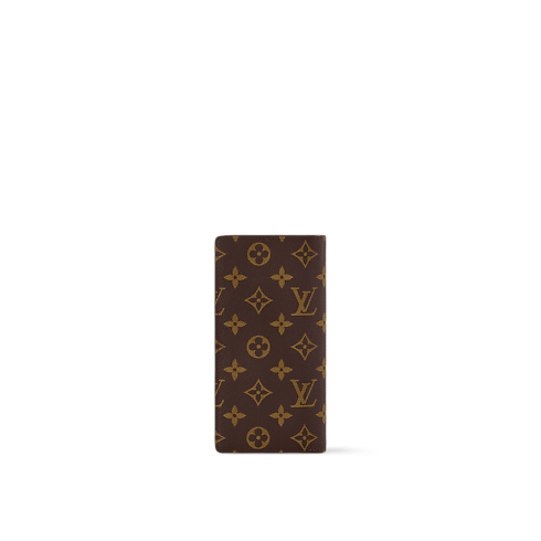 Monogram Canvas Personalization Leather Goods } Brazza Wallet | Louis Vuitton ® (Product zoom)
