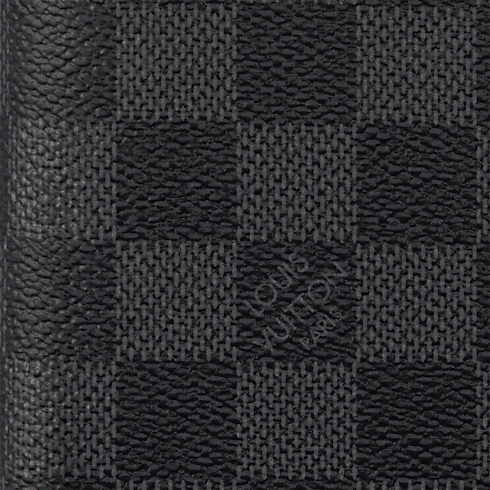 Damier Graphite Canvas Personalization Leather Goods } Brazza Wallet | Louis Vuitton ® (Product zoom)