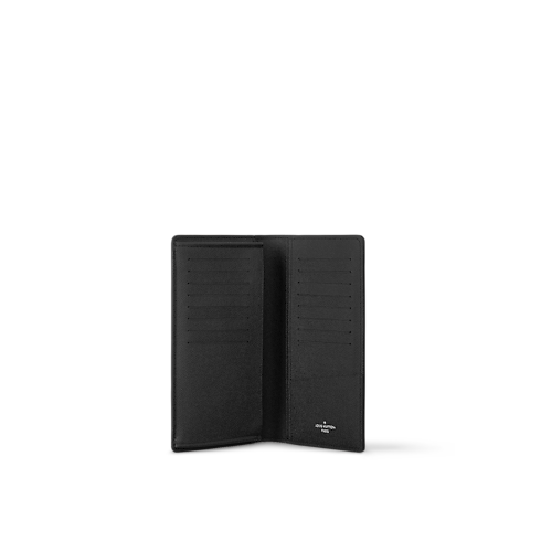 Damier Graphite Canvas Personalization Leather Goods } Brazza Wallet | Louis Vuitton ® (Product zoom)