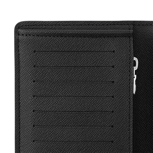 Damier Graphite Canvas Personalization Leather Goods } Brazza Wallet | Louis Vuitton ® (Product zoom)