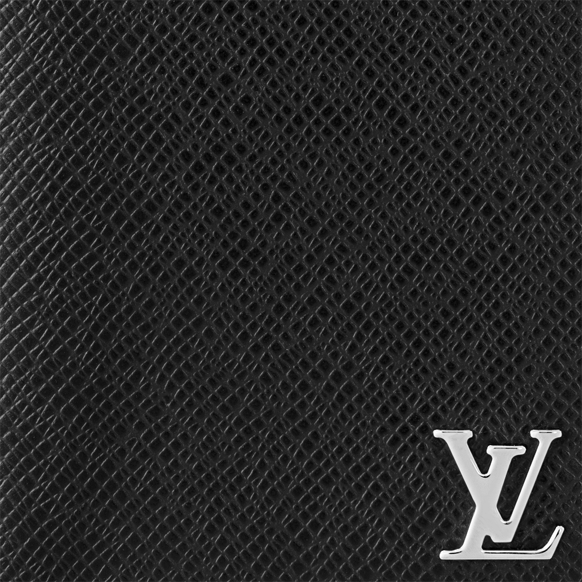 Brazza Wallet Taiga Leather In Black Men Small Leather Goods Louis Vuitton