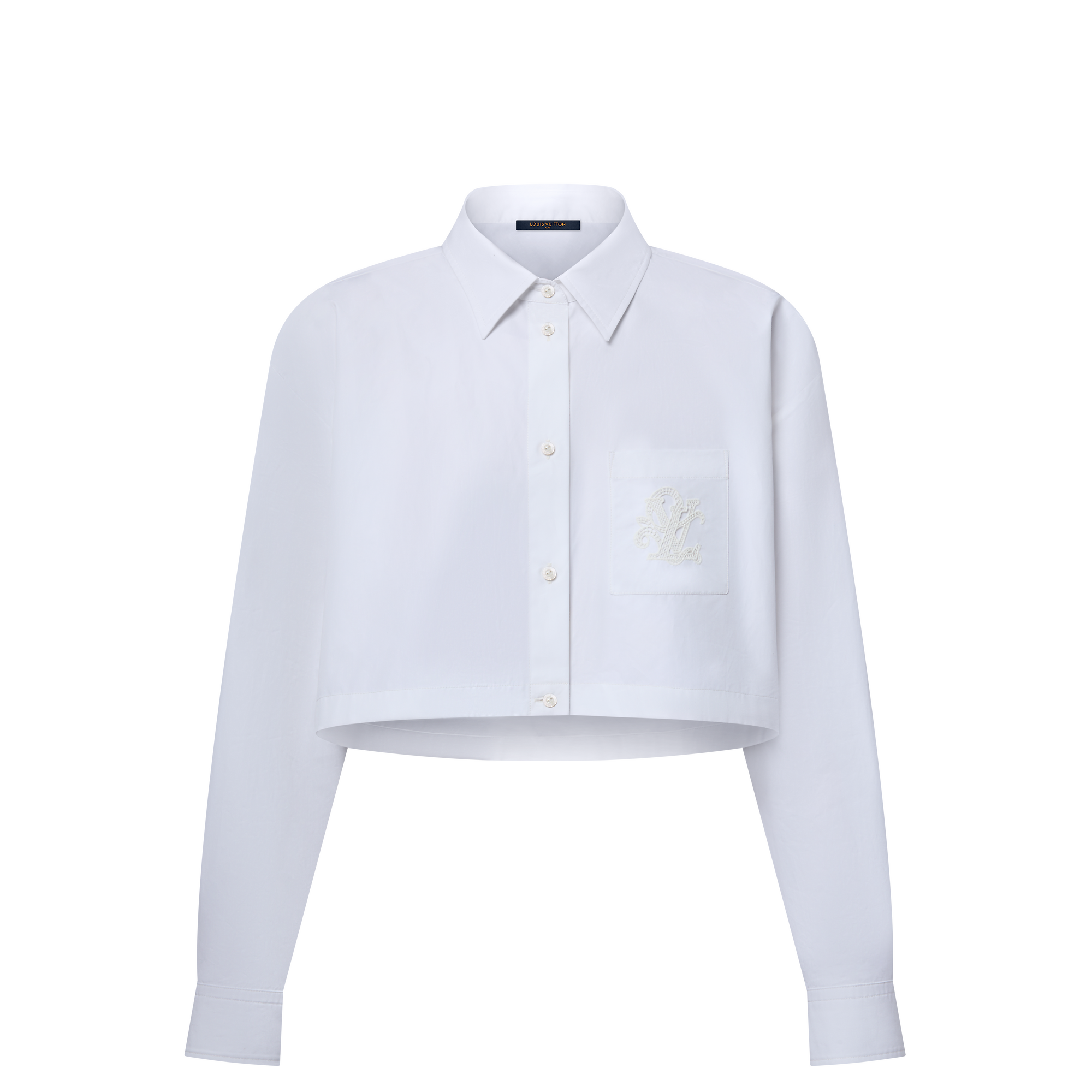 Broderie LV Cropped Shirt