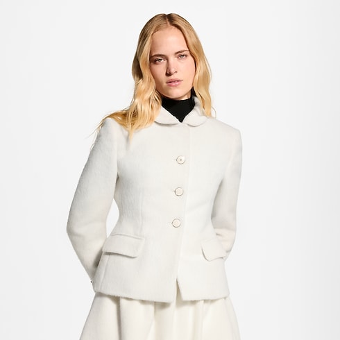 Ready-to-Wear Coats and Jackets Brushed Fitted Jacket | Louis Vuitton ® (Product zoom)