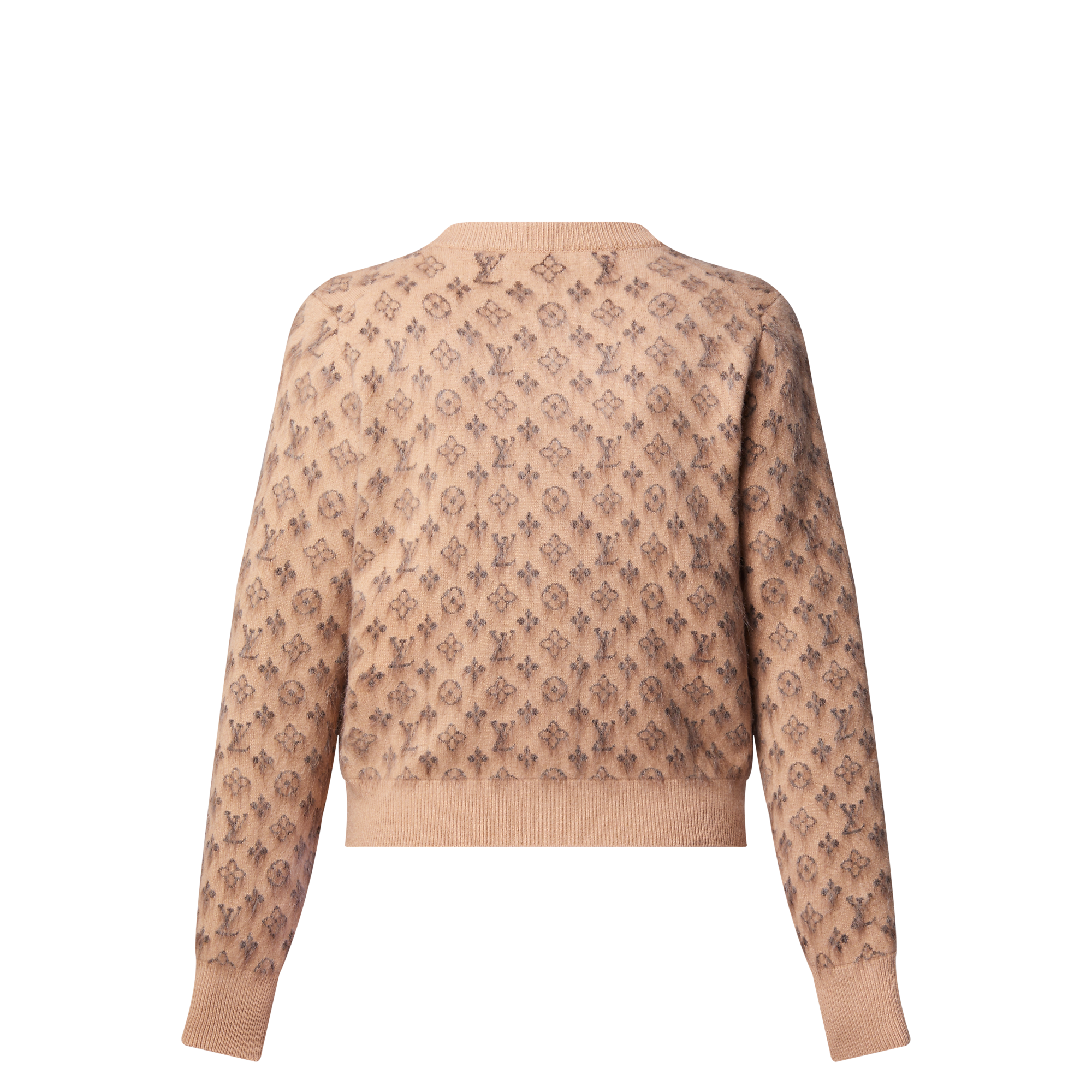 Brushed Monogram Cardigan