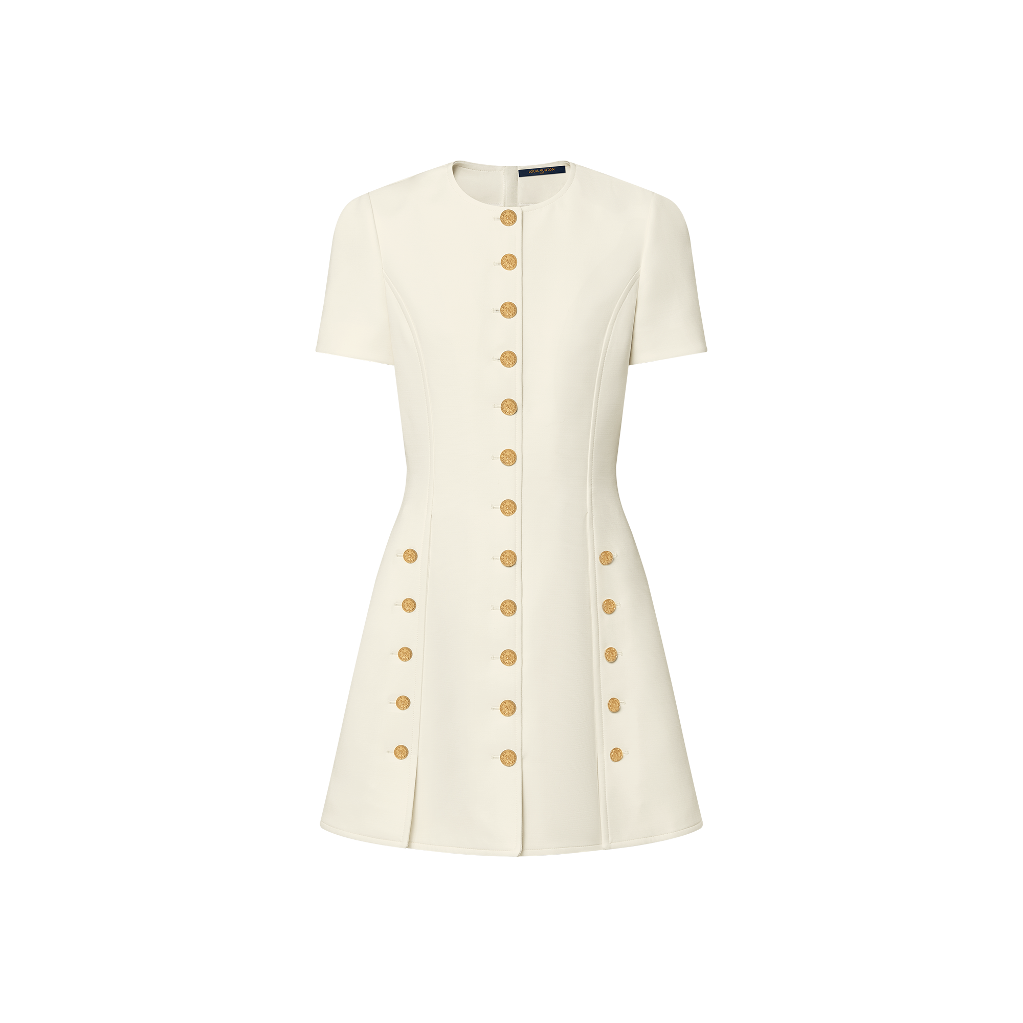  Ready-to-Wear Dresses Button Trim Dress  | Louis Vuitton ® (Product zoom)