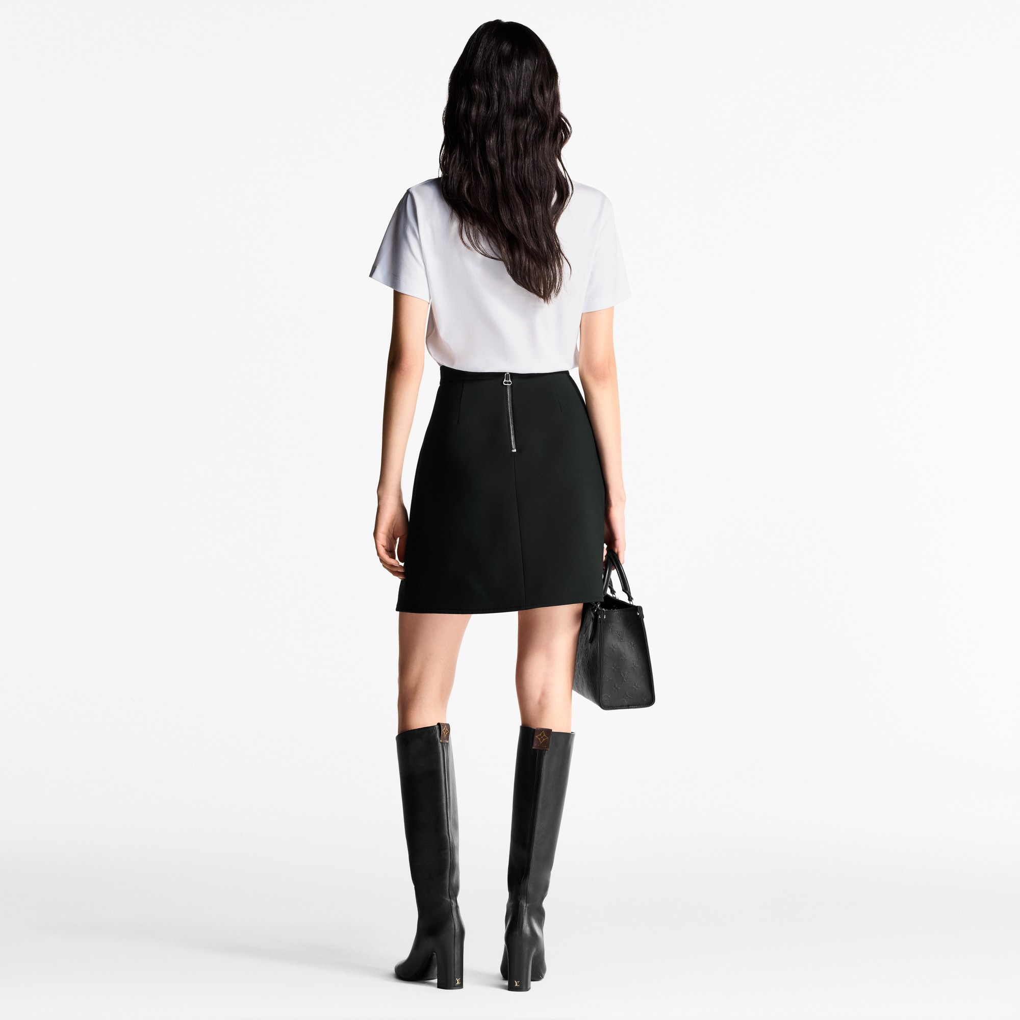  Ready-to-Wear Skirts and Shorts Button Trim Mini Skirt  | Louis Vuitton ® (Product zoom)