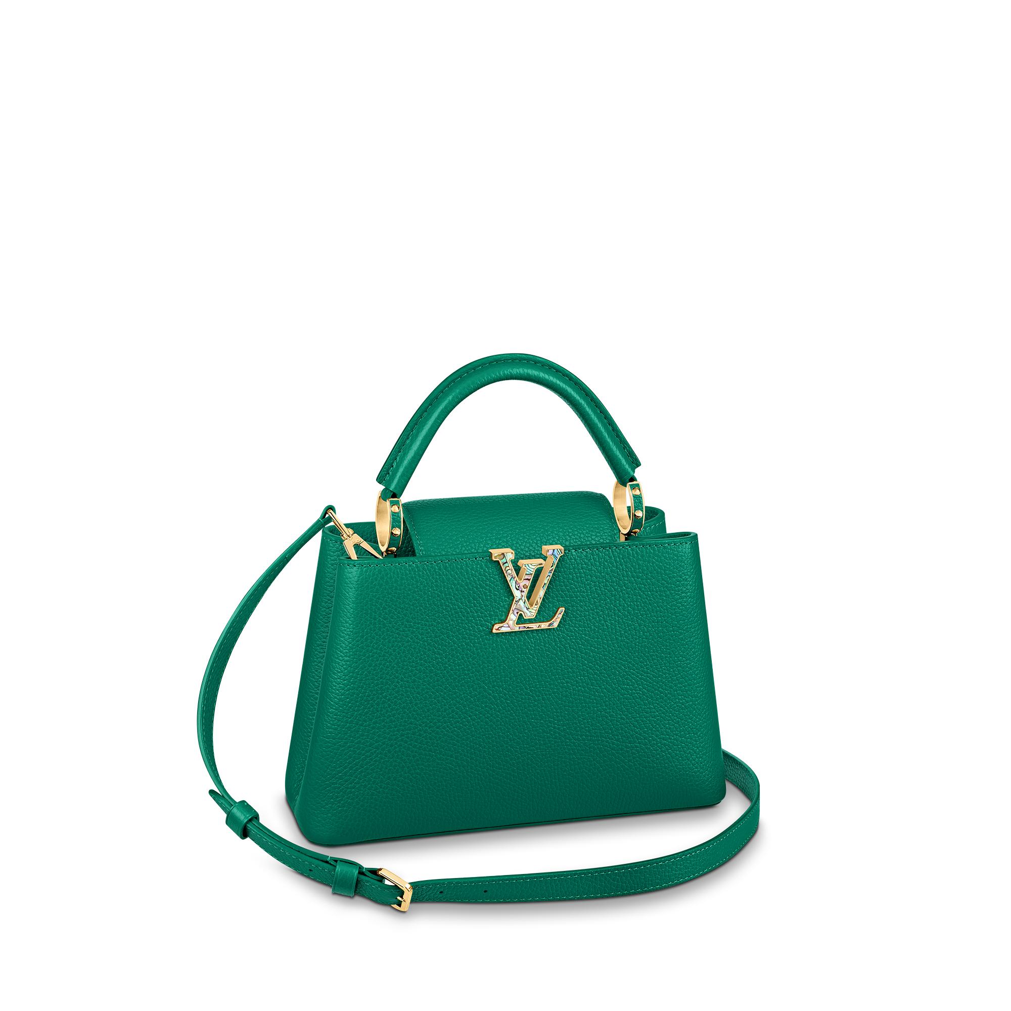 lv green bag