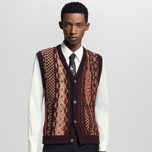 Ready-to-Wear All Ready-to-Wear Cardigan Vest | Louis Vuitton ® (Product zoom)