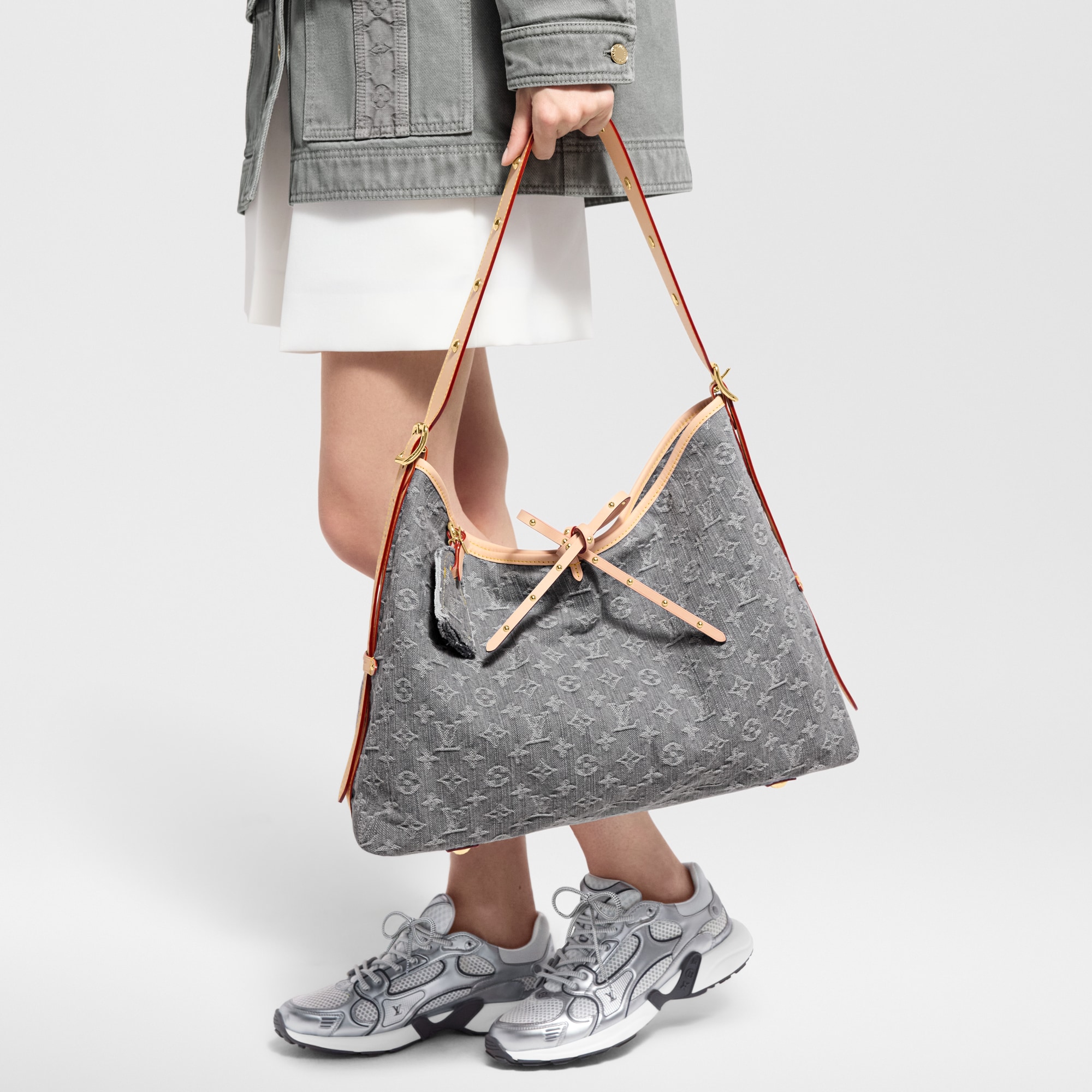 Monogram Denim Handbags All Handbags CarryAll MM | Louis Vuitton ® (Product zoom)