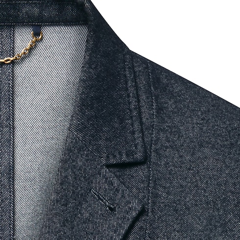 Ready-to-Wear Blazers and Jackets Cashmere Blend Denim Jacket | Louis Vuitton ® (Product zoom)