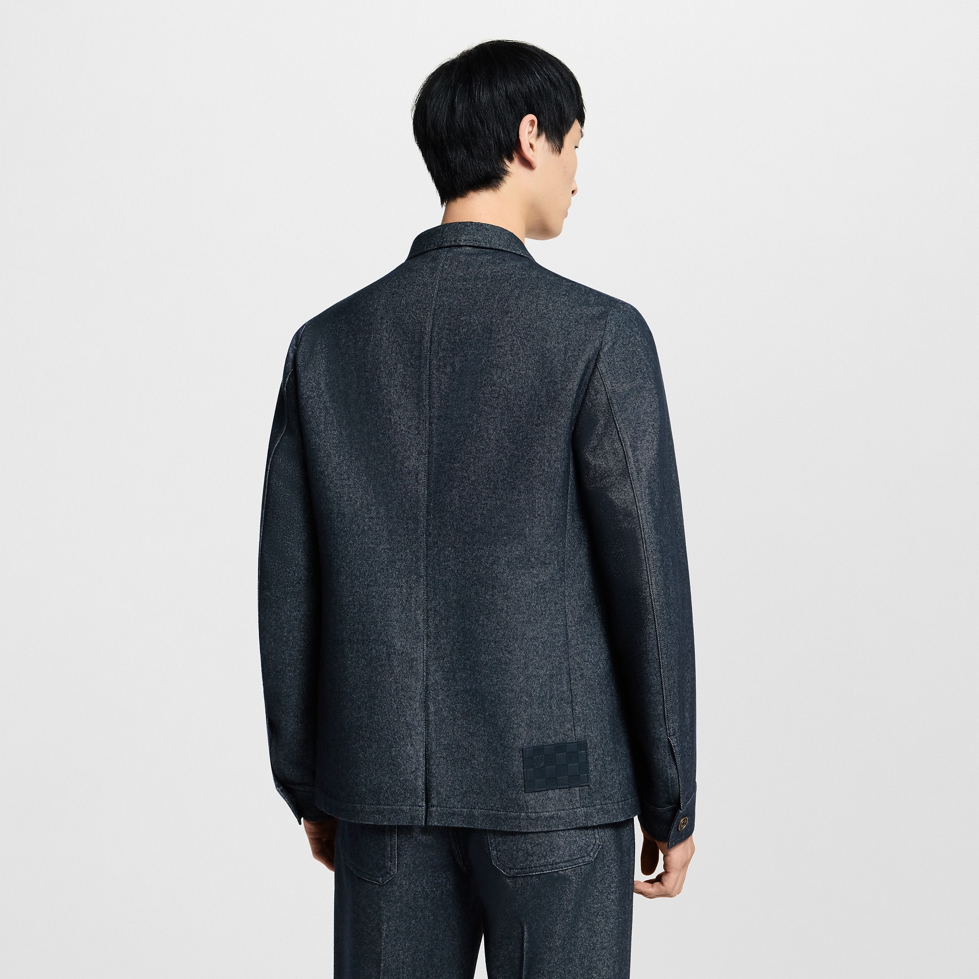 Cashmere Blend Denim Jacket