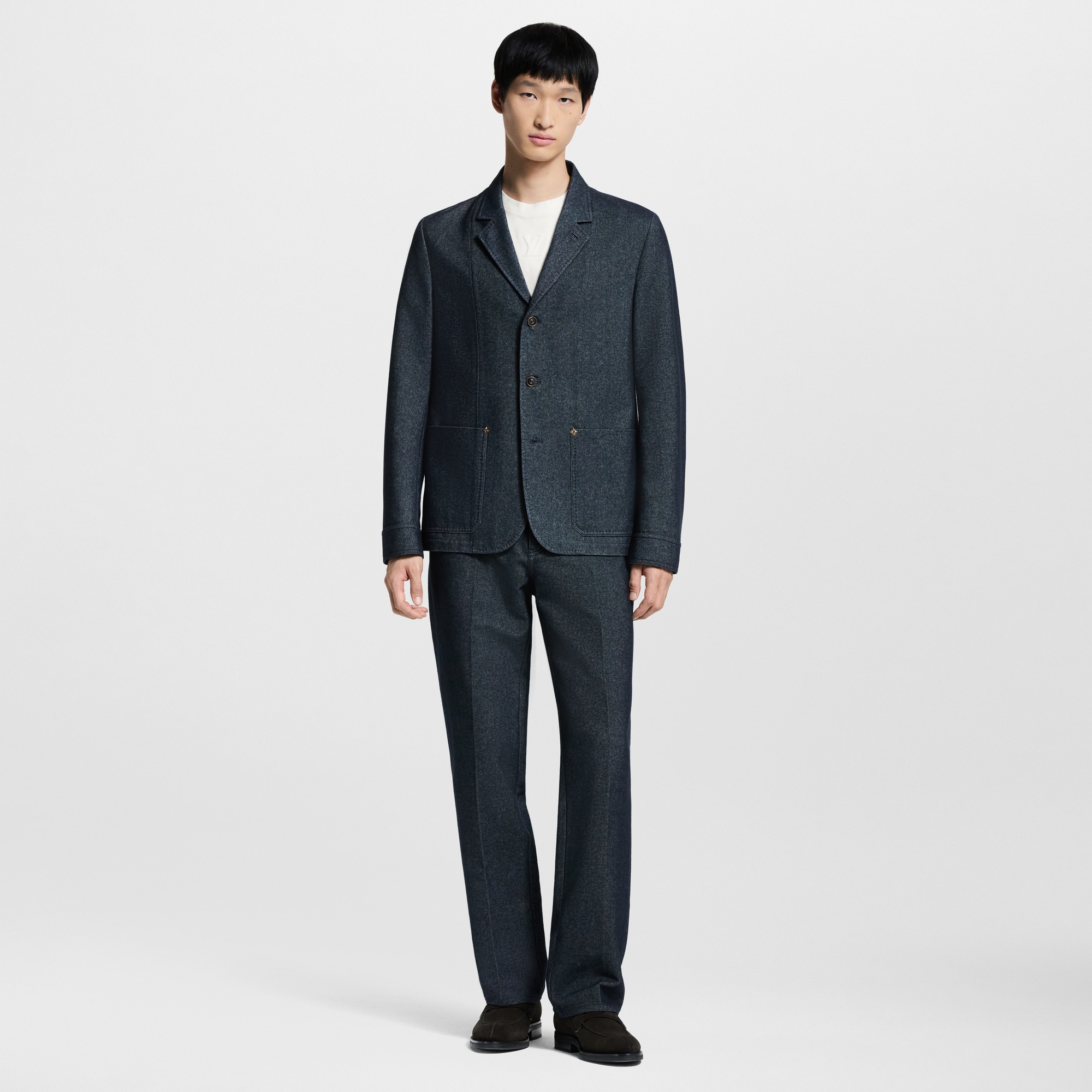  Ready-to-Wear Blazers and Jackets Cashmere Blend Denim Jacket | Louis Vuitton ® (Product zoom)