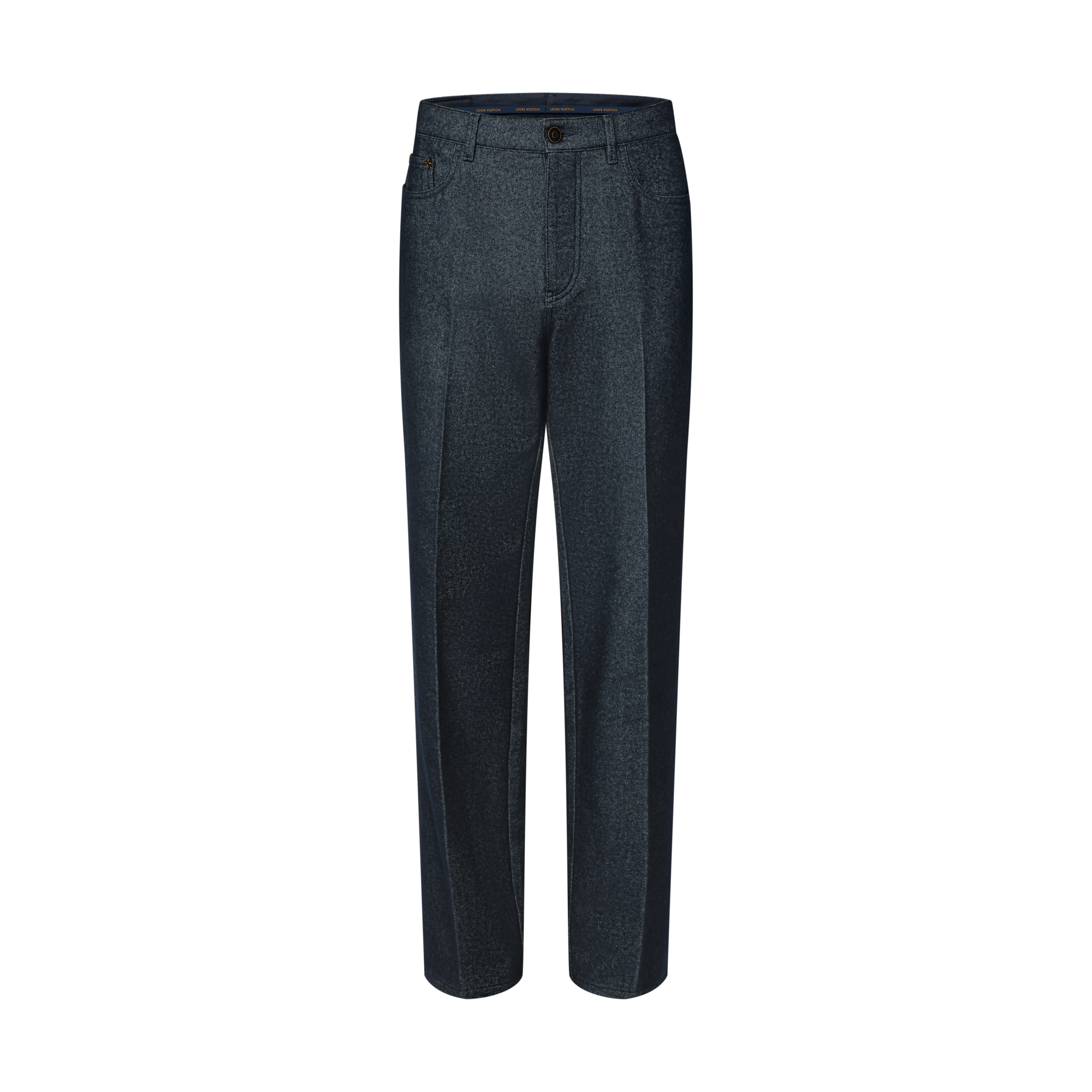 Cashmere Blend Formal Denim Pants