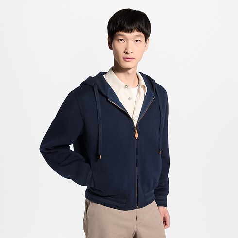 Ready-to-Wear All Ready-to-Wear Cashmere Double Face Hooded Blouson | Louis Vuitton ® (Product zoom)