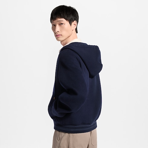 Ready-to-Wear All Ready-to-Wear Cashmere Double Face Hooded Blouson | Louis Vuitton ® (Product zoom)