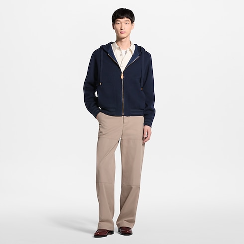 Ready-to-Wear All Ready-to-Wear Cashmere Double Face Hooded Blouson | Louis Vuitton ® (Product zoom)