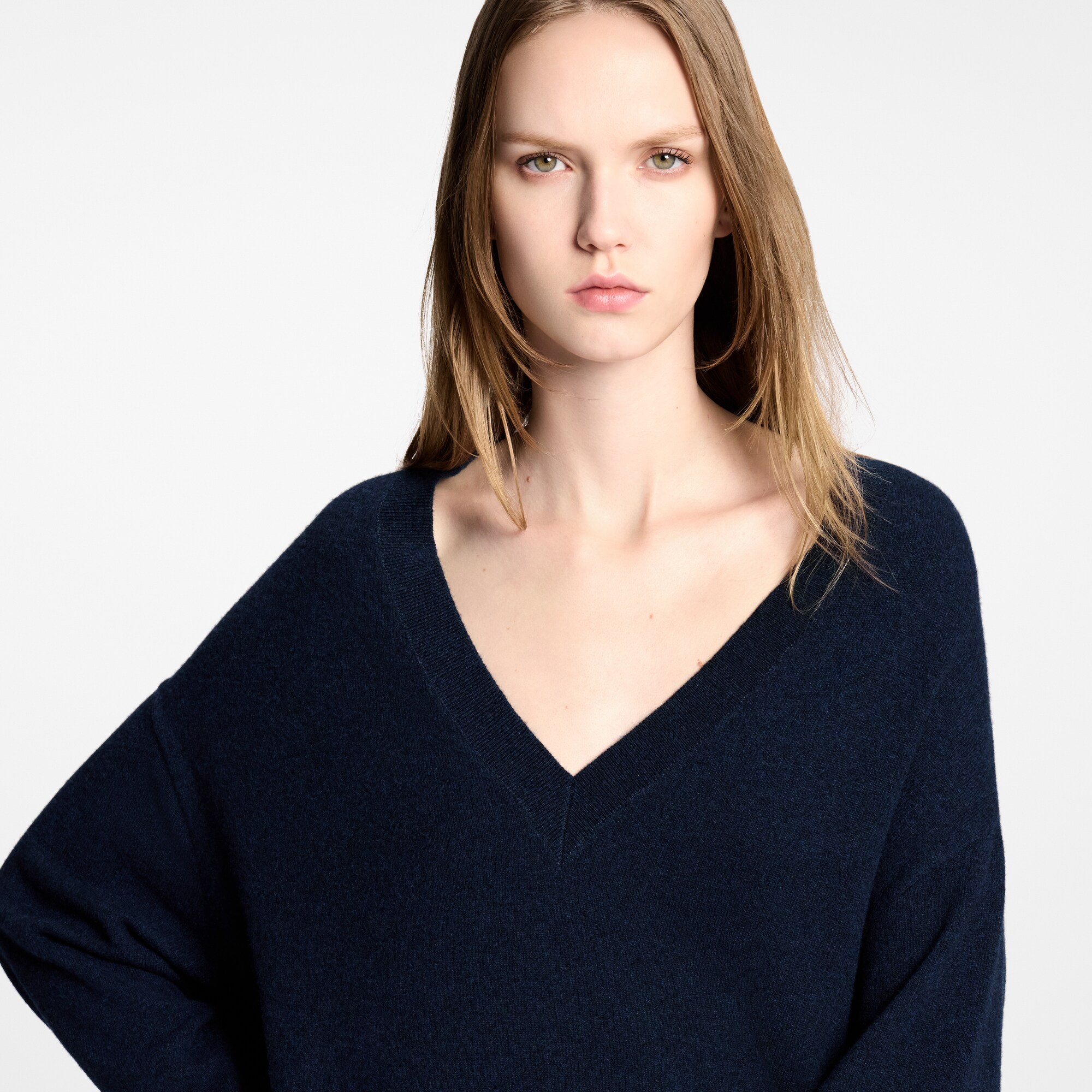  Ready-to-Wear Knitwear Cashmere Double Neck Pullover | Louis Vuitton ® (Product zoom)