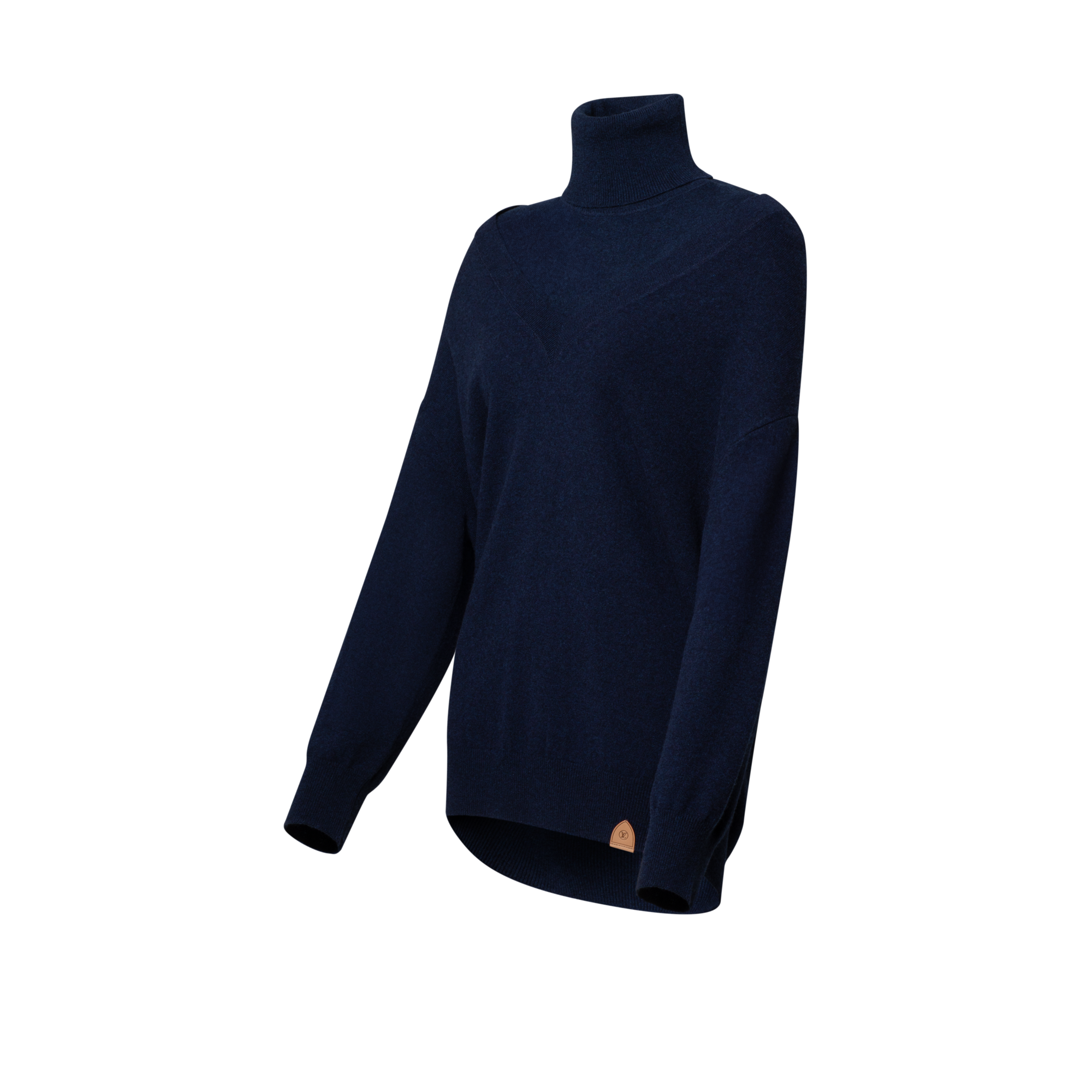  Ready-to-Wear Knitwear Cashmere Double Neck Pullover | Louis Vuitton ® (Product zoom)
