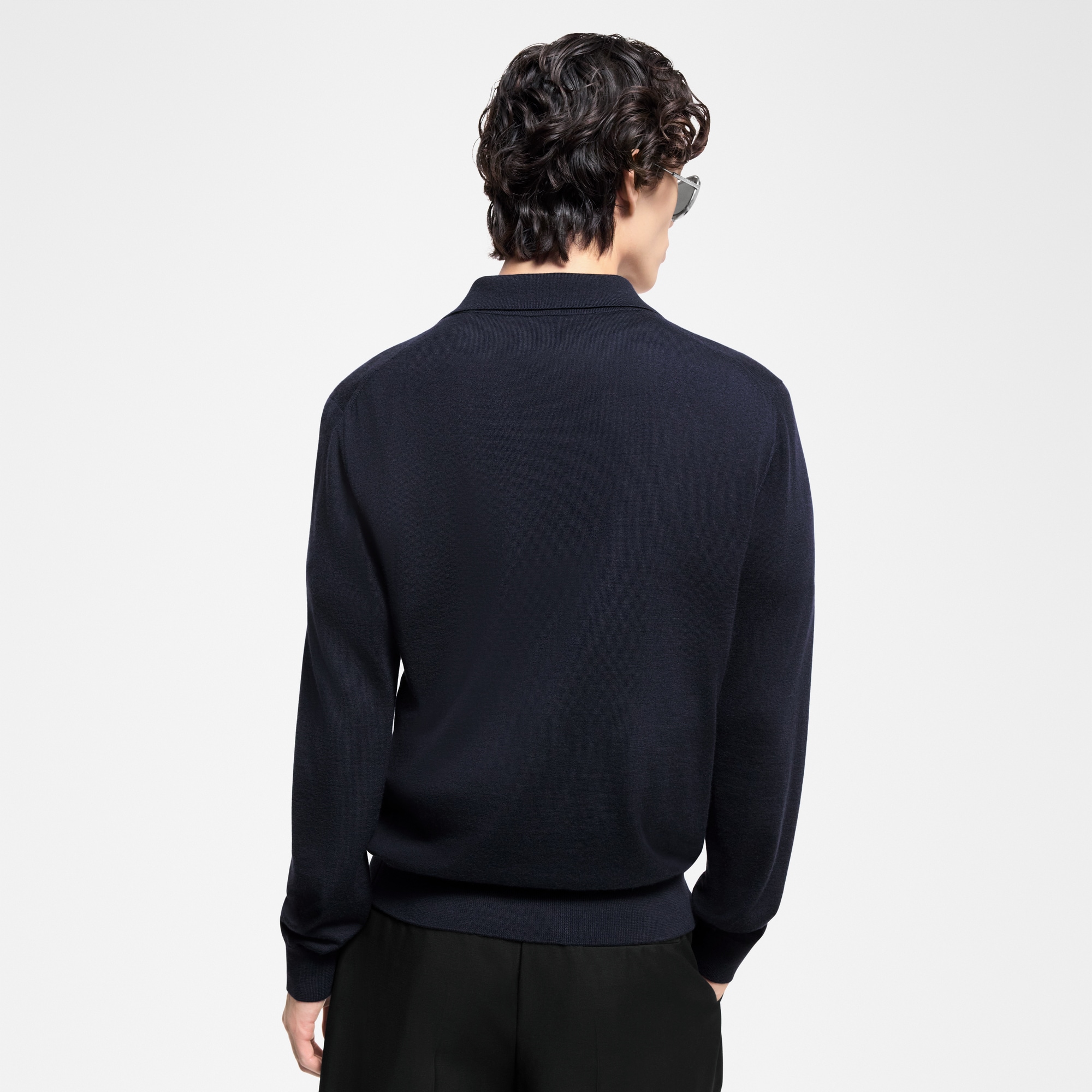  Ready-to-Wear T-Shirts and Polos Cashmere Long-Sleeved Polo | Louis Vuitton ® (Product zoom)