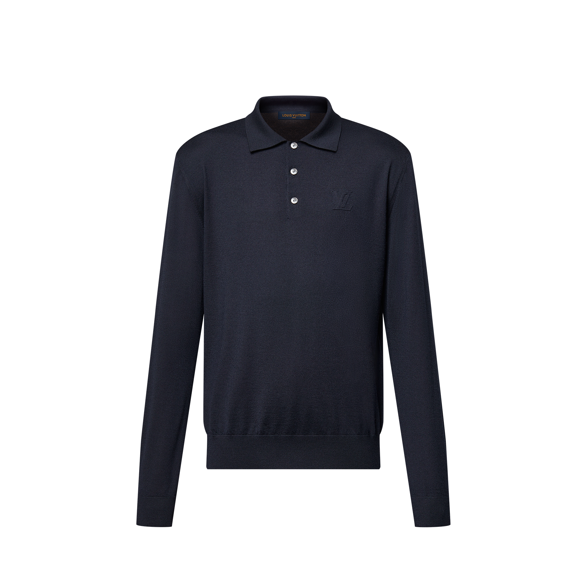  Ready-to-Wear T-Shirts and Polos Cashmere Long-Sleeved Polo | Louis Vuitton ® (Product zoom)