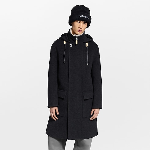 Ready-to-Wear Coats and Outerwear Cashmere-Silk Blend Double Face Coat | Louis Vuitton ® (Product zoom)