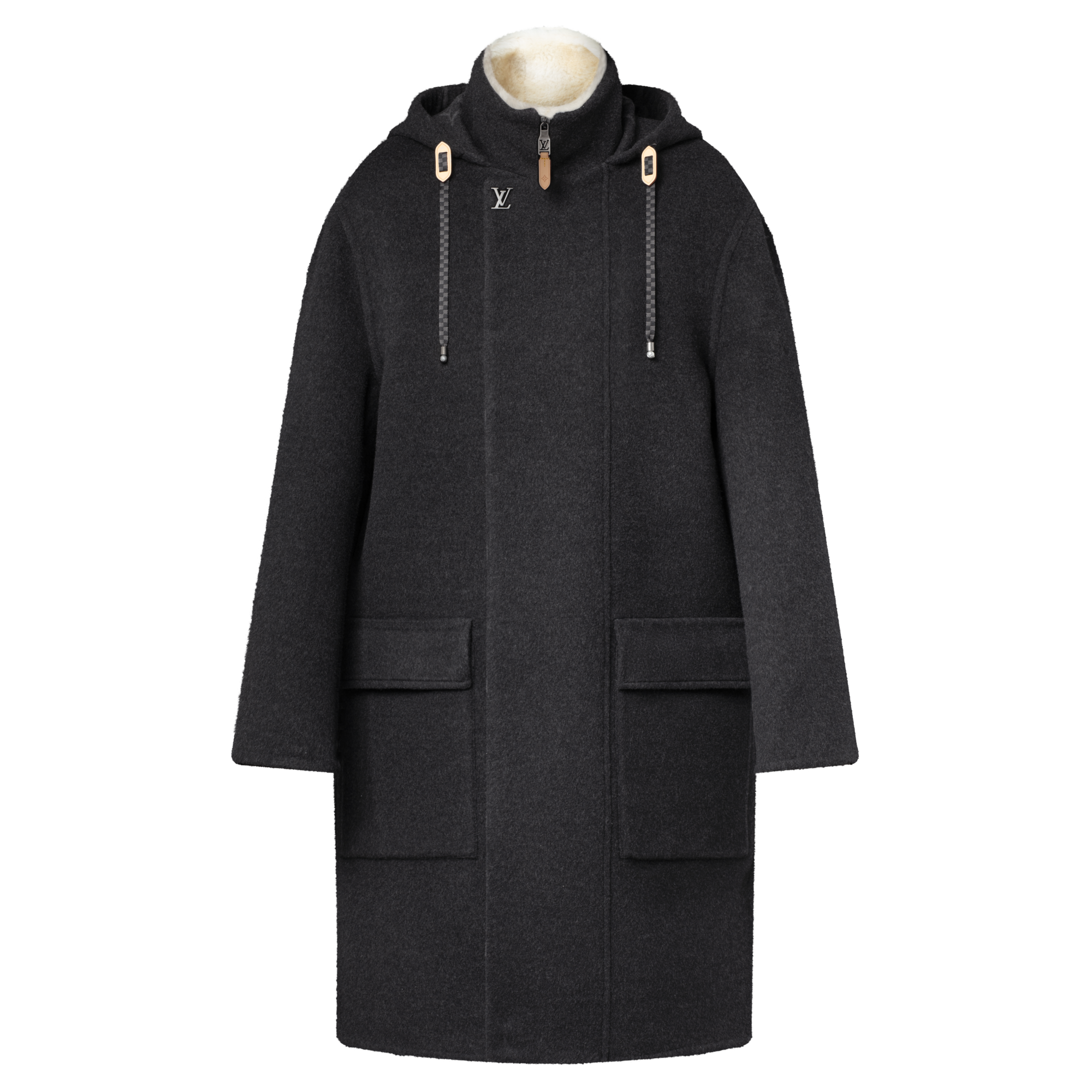  Ready-to-Wear Coats and Outerwear Cashmere-Silk Blend Double Face Coat | Louis Vuitton ® (Product zoom)