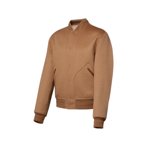 Ready-to-Wear All Ready-to-Wear Cashmere Vicuna Double Face Bomber | Louis Vuitton ® (Product zoom)