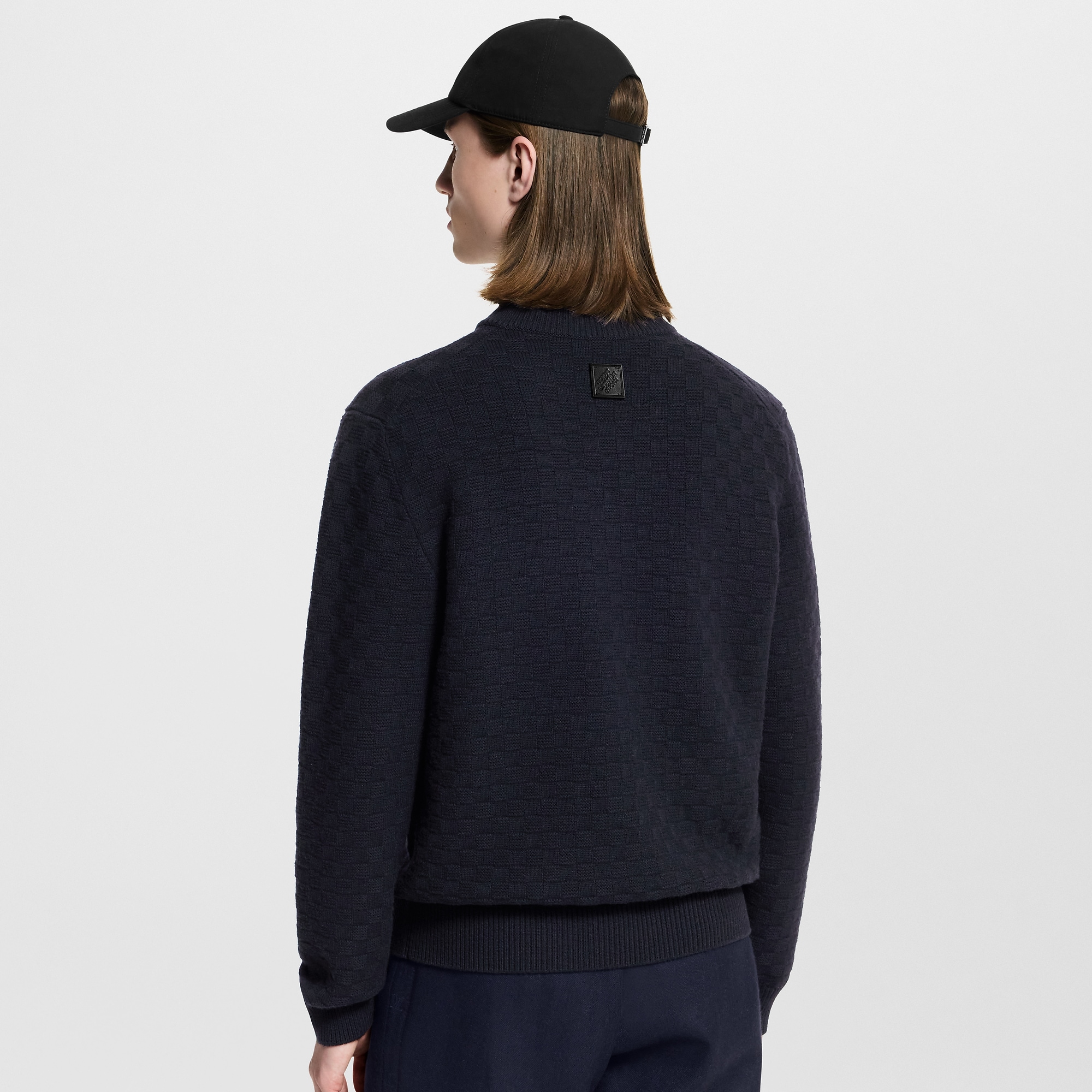 Cashmere-Wool Blend Half-Zip Pullover