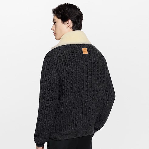 Ready-to-Wear All Ready-to-Wear Cashmere-Wool Blouson | Louis Vuitton ® (Product zoom)