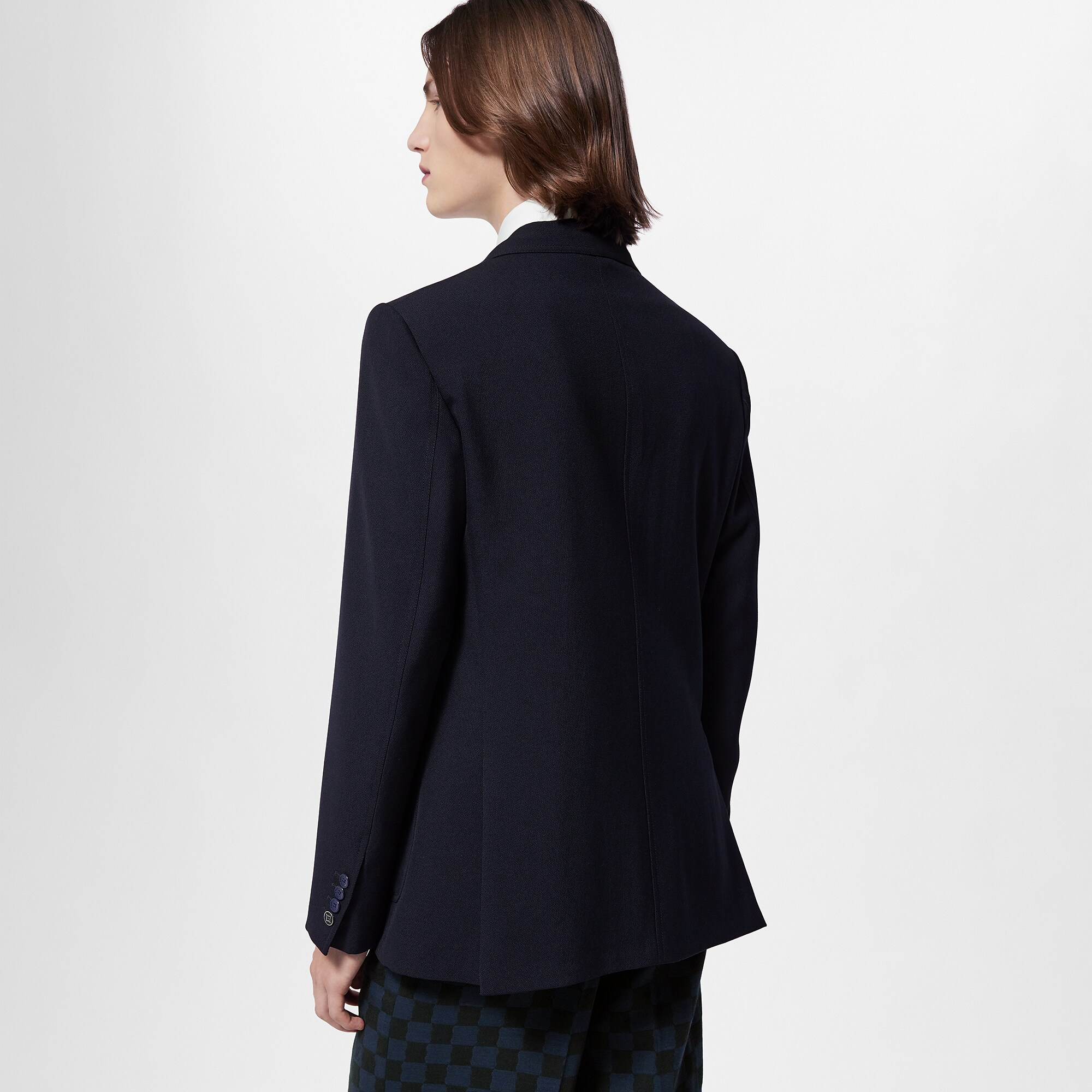 Casual Technical Wool Blazer