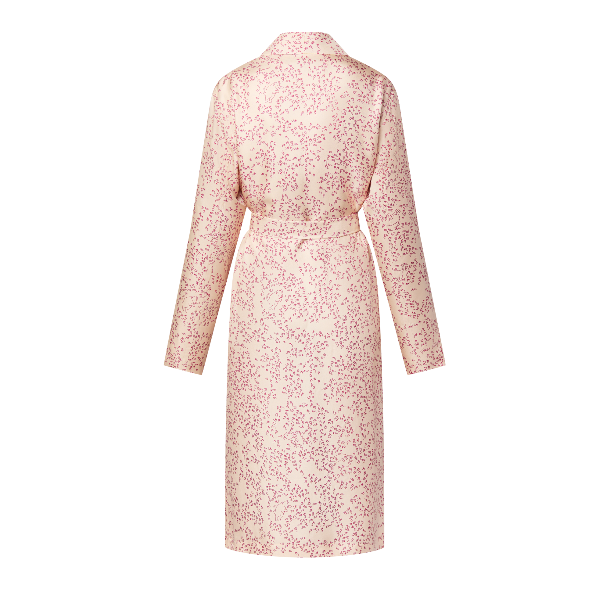  Ready-to-Wear Coats and Jackets Cat-and-Mouse Print Robe | Louis Vuitton ® (Product zoom)