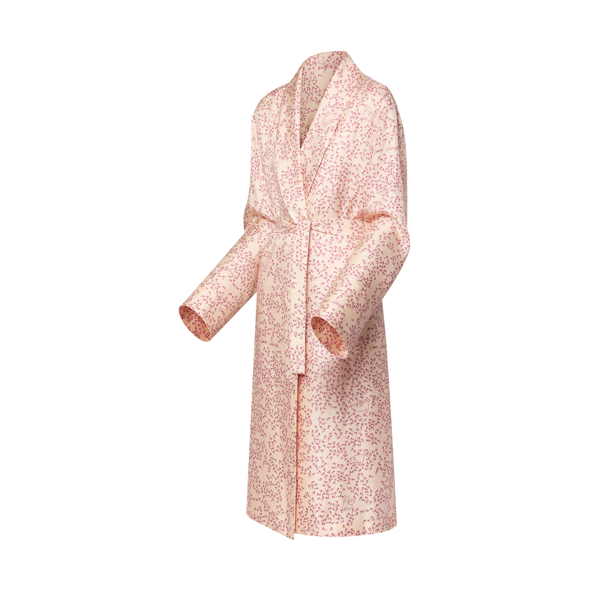  Ready-to-Wear Coats and Jackets Cat-and-Mouse Print Robe | Louis Vuitton ® (Product zoom)
