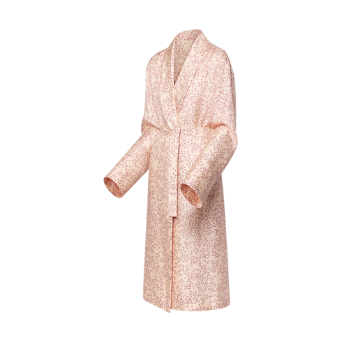 Ready-to-Wear Coats and Jackets Cat-and-Mouse Print Robe | Louis Vuitton ® (Product zoom)