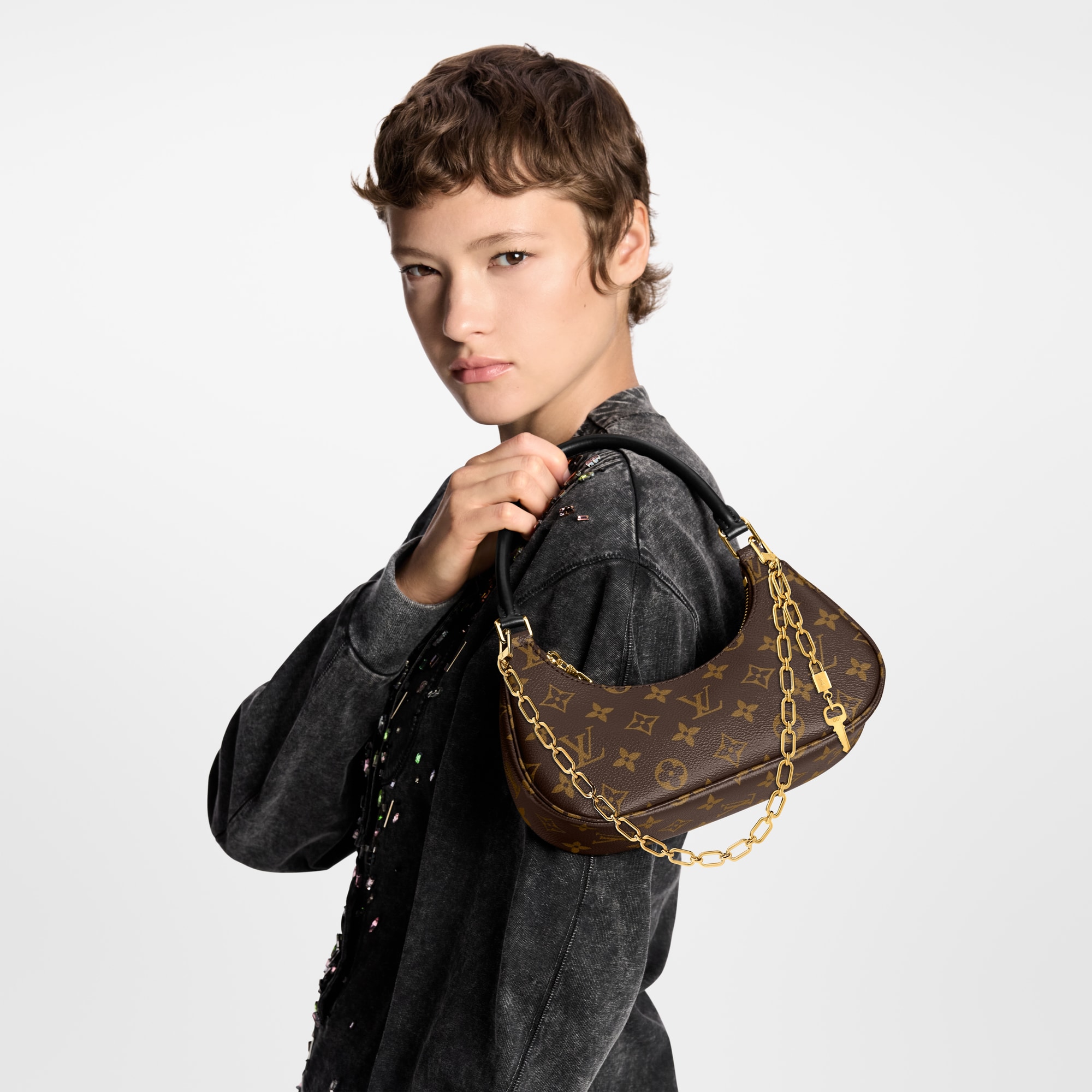 Monogram Small Leather Goods Wallets on Chain and Nano Bags Catchy PM | Louis Vuitton ® (Product zoom)