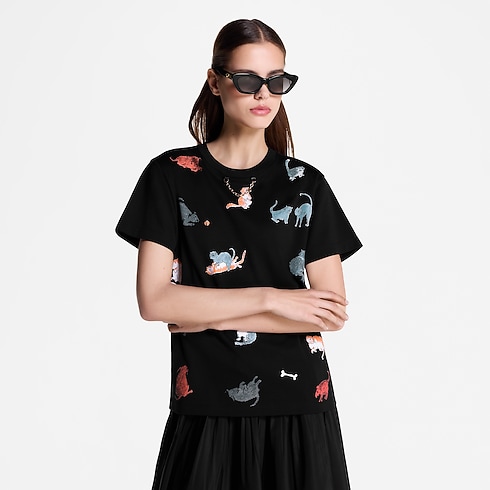 Ready-to-Wear Tops Cats and Dogs T-Shirt
| Louis Vuitton ® (Product zoom)